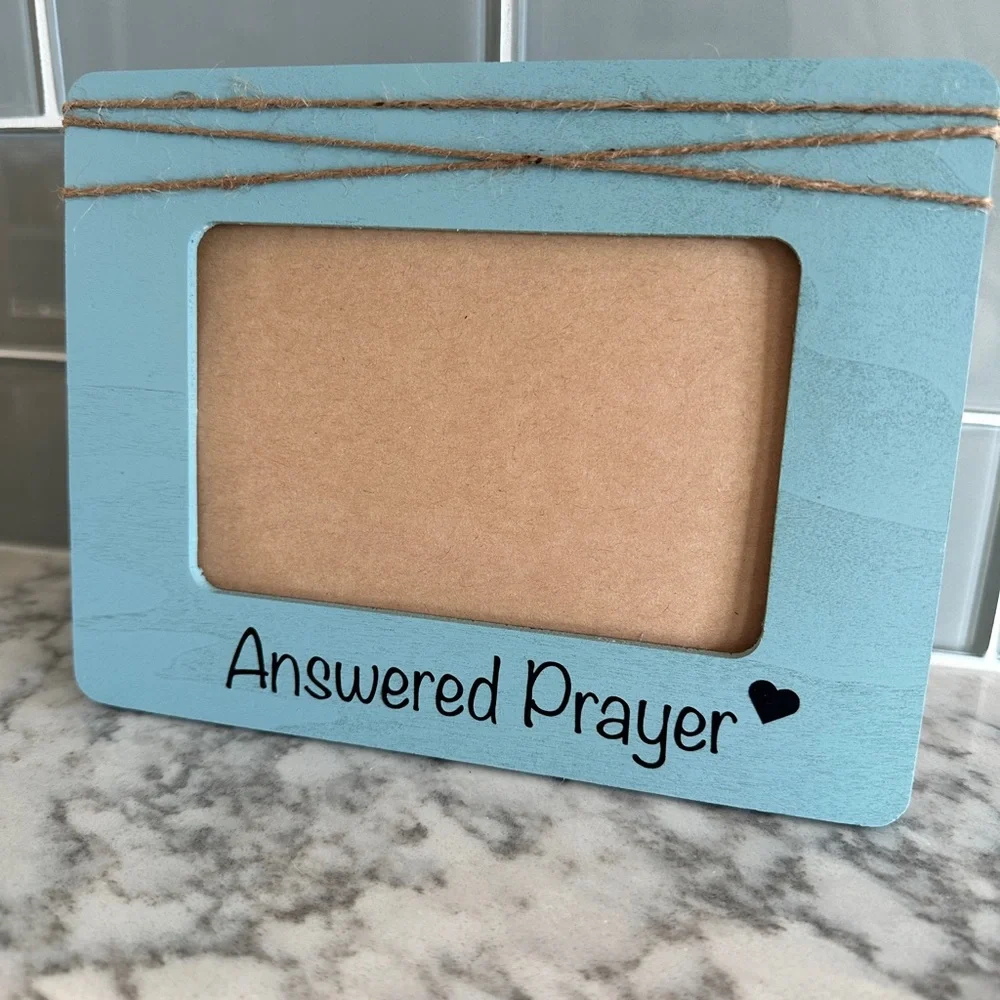 Answered Prayer Photo Frame - Picture 2 of 4